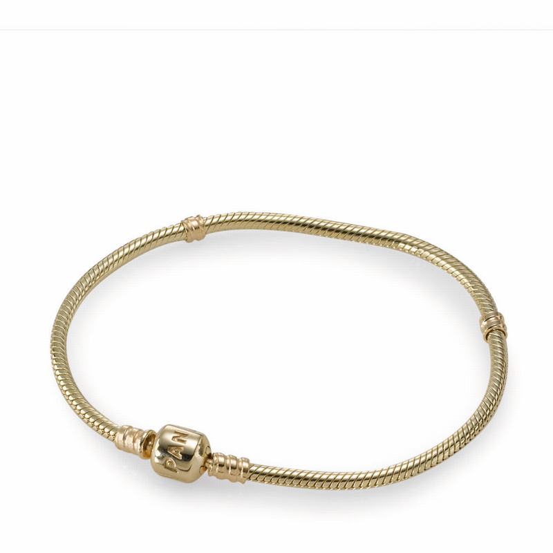 Pandora Moments Gold Clasp Bracelet NZ Sale, 14k Gold (368741-DQP)